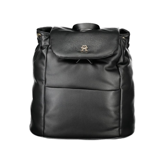 Tommy Hilfiger Black Polyester Backpack