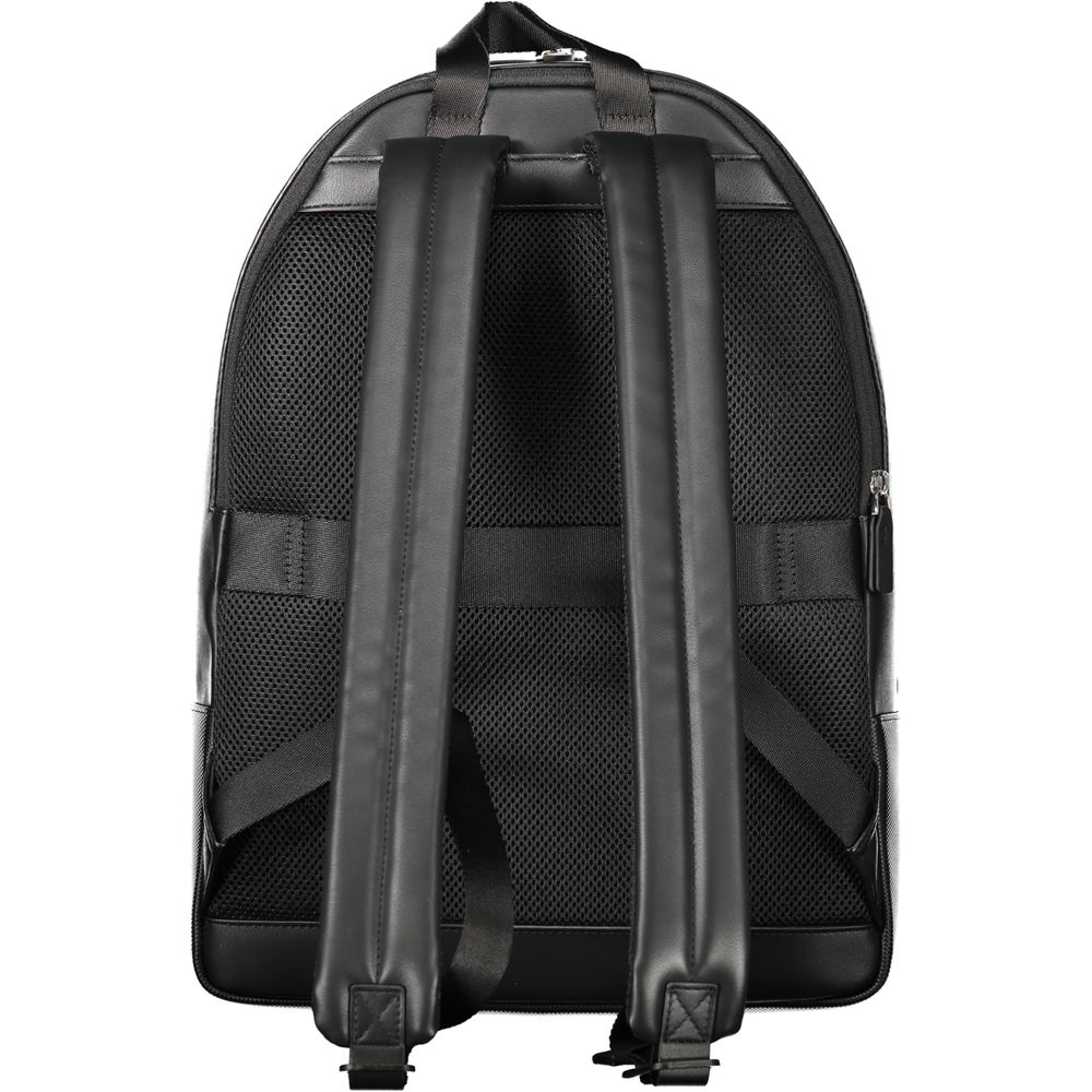 Tommy Hilfiger Black Polyester Backpack