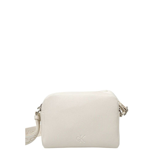 Calvin Klein White Polyethylene Handbag