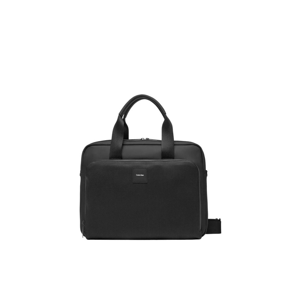 Calvin Klein Black Polyethylene Bag