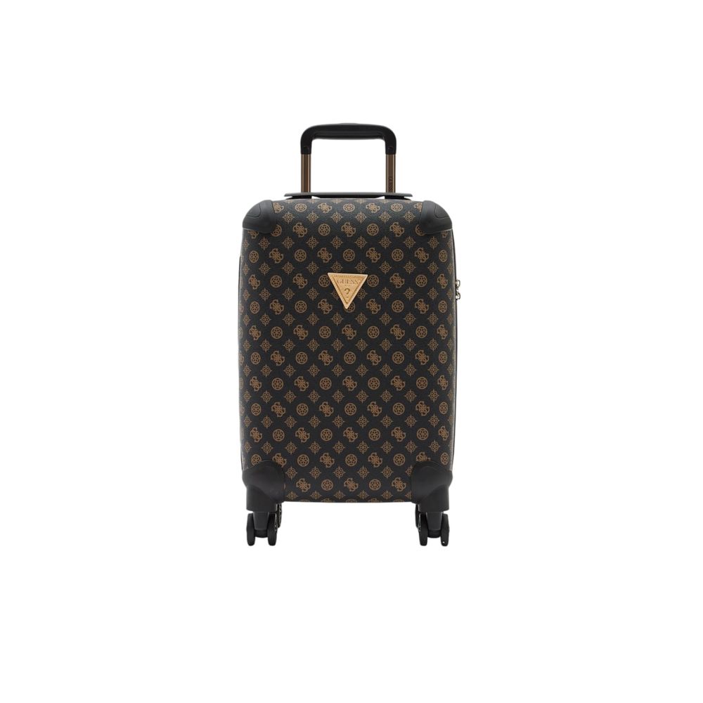 Guess Brown Polyethylene Luggage And Travel