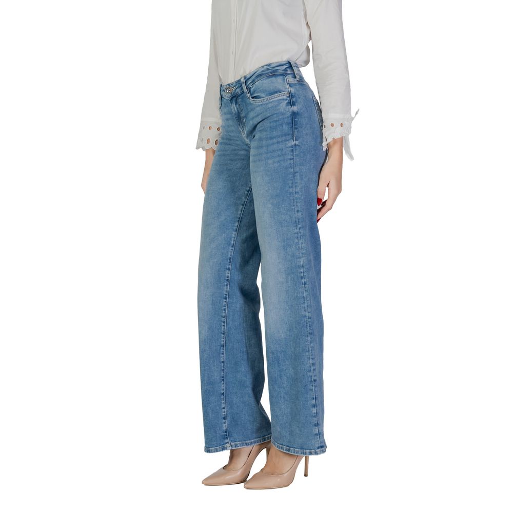 Guess Light Blue Cotton Jeans & Pant - Ora And Co.