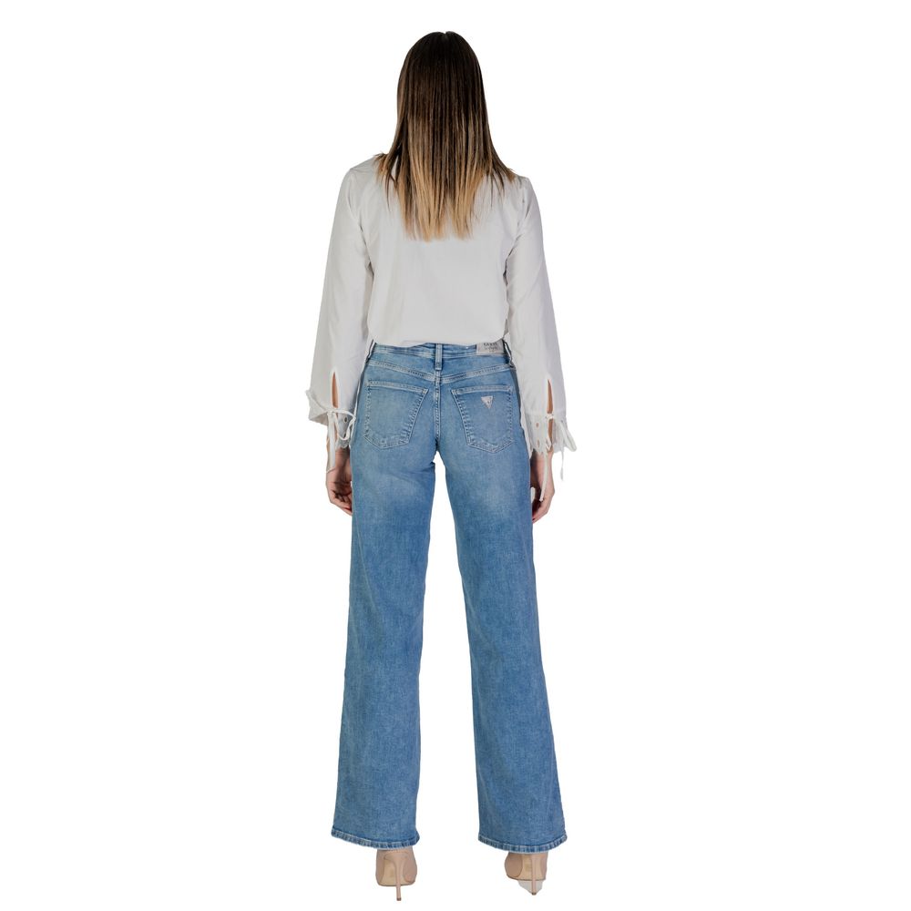 Guess Light Blue Cotton Jeans & Pant - Ora And Co.