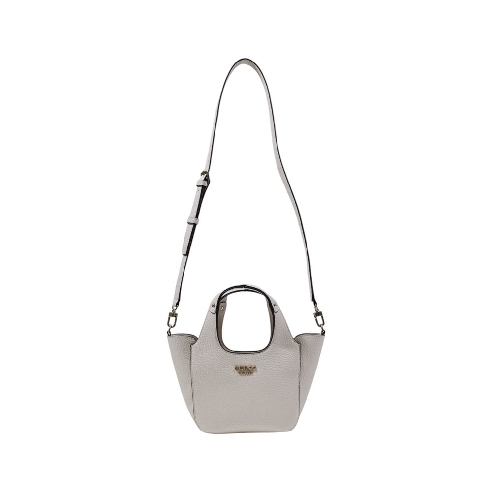 Guess Cream Polyethylene Handbag