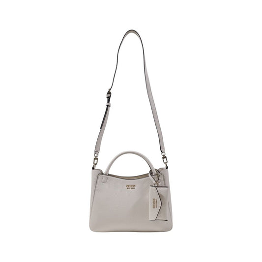 Guess Cream Polyethylene Handbag