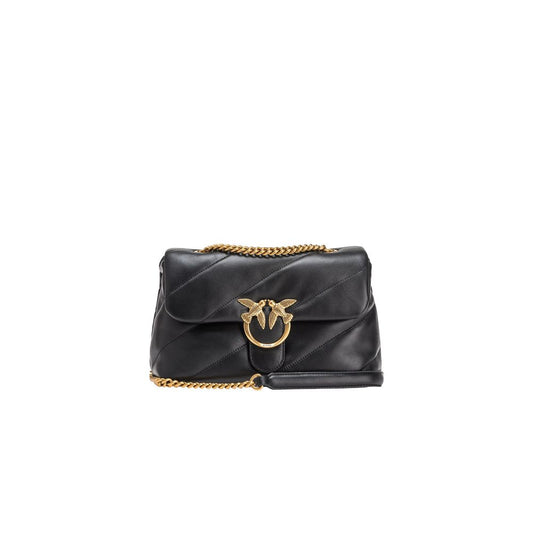 PINKO Black Leather Handbag