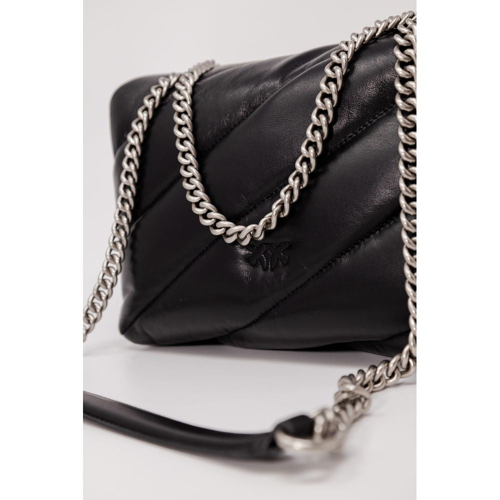 PINKO Bicolor Leather Handbag