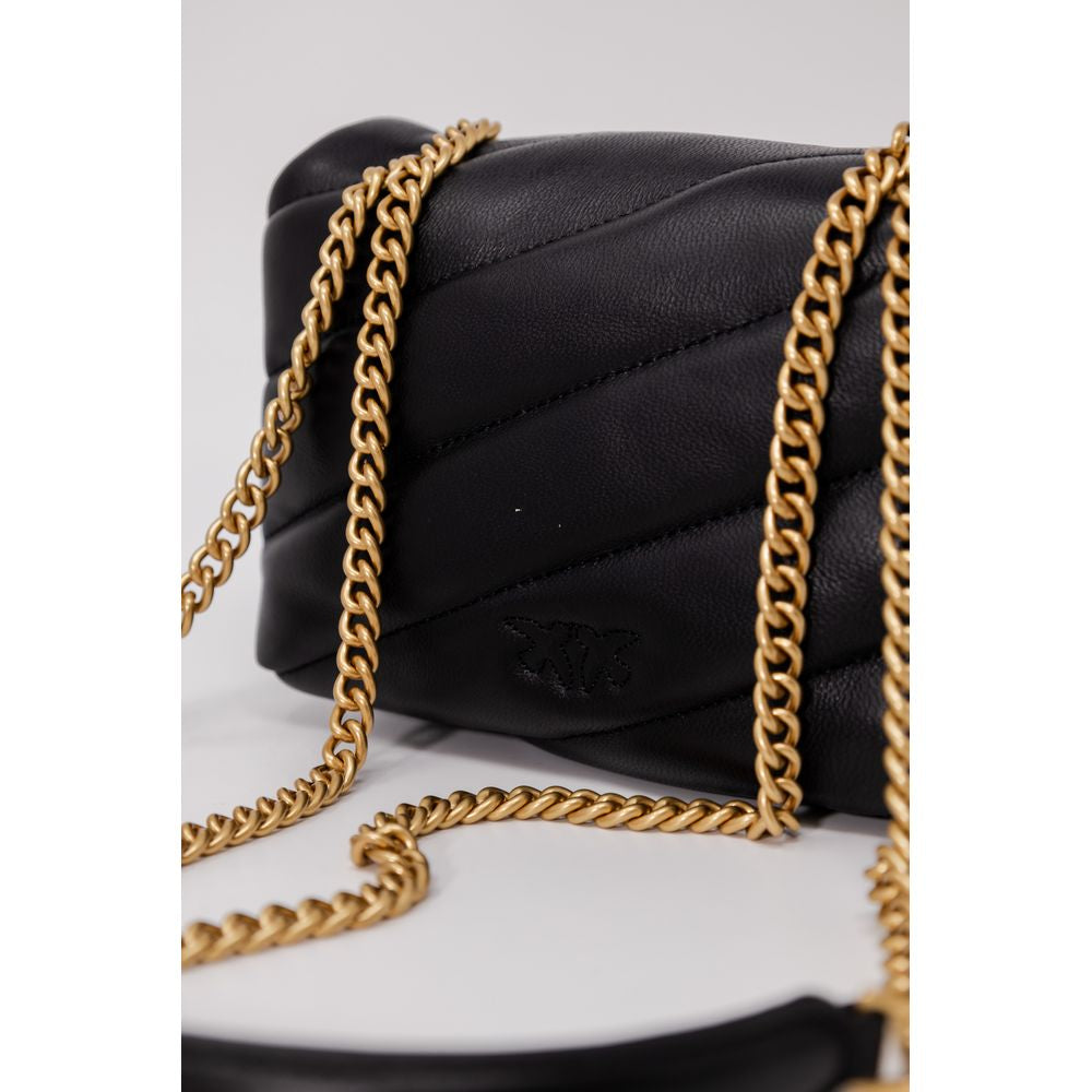 PINKO Black Leather Handbag