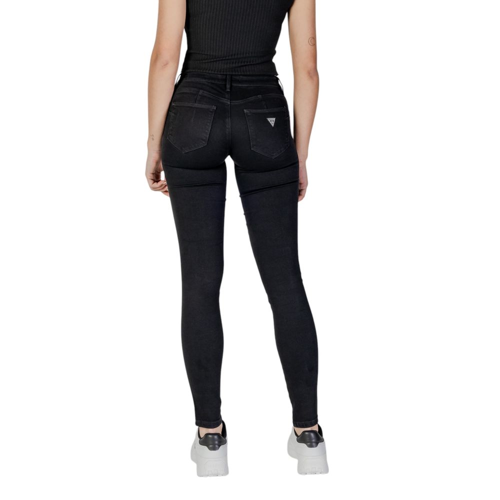 Guess Black Cotton Jeans & Pant