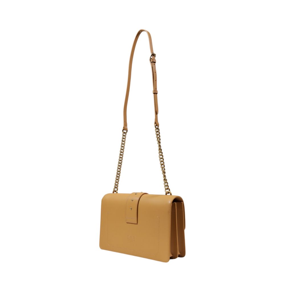 PINKO Beige Leather Handbag