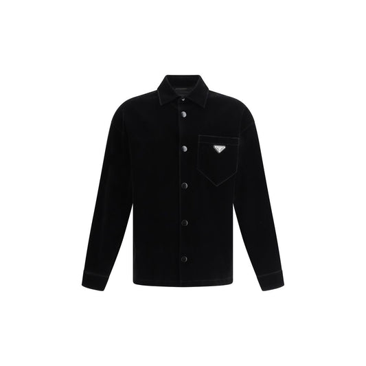 Prada Velvet Shirt Jacket